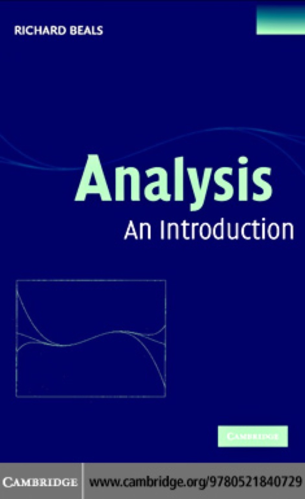 Analysis An Introduction 1st Edition