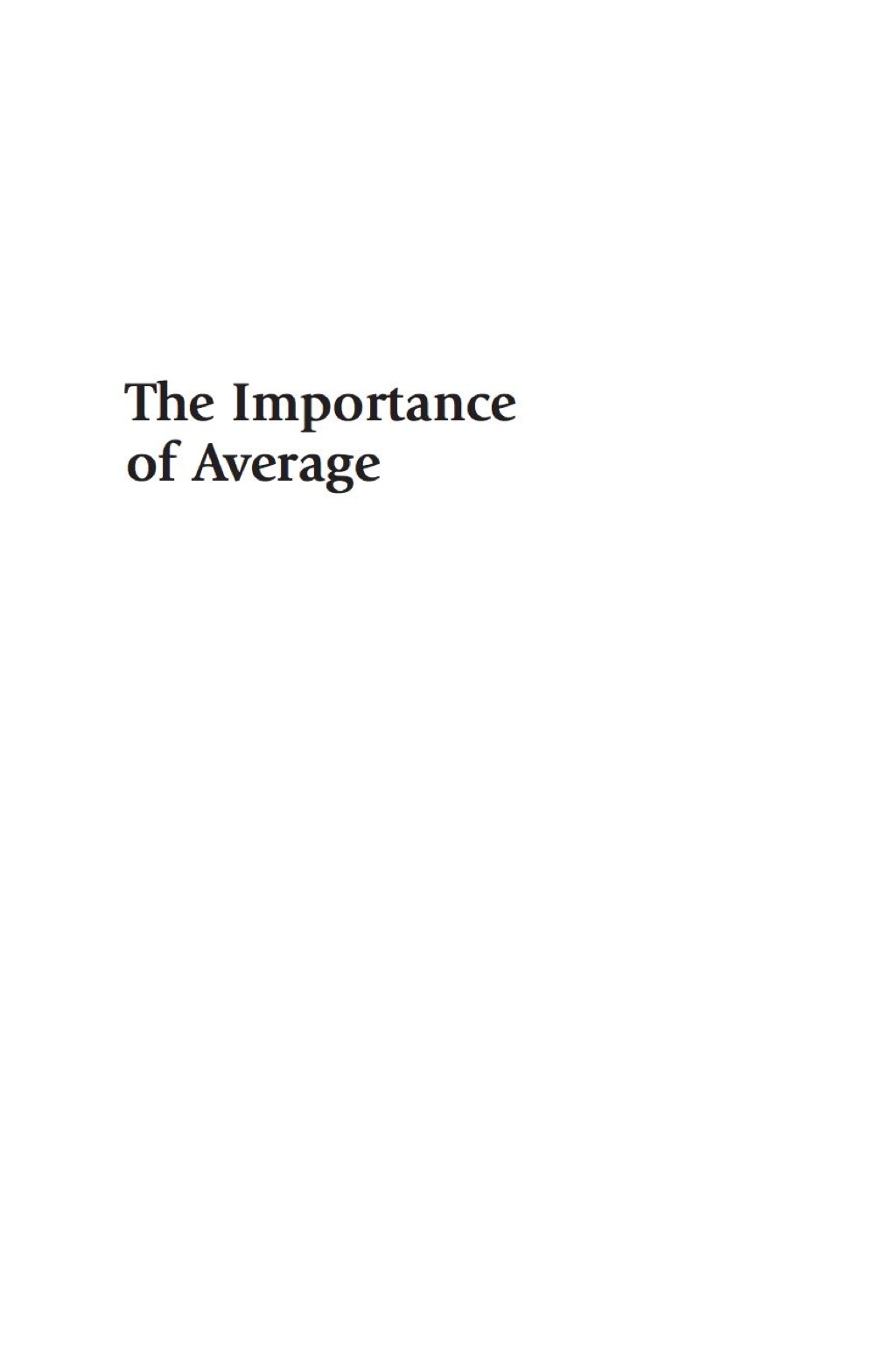 The Importance of Average Playing the Game of School to Increase Success and Achievement 