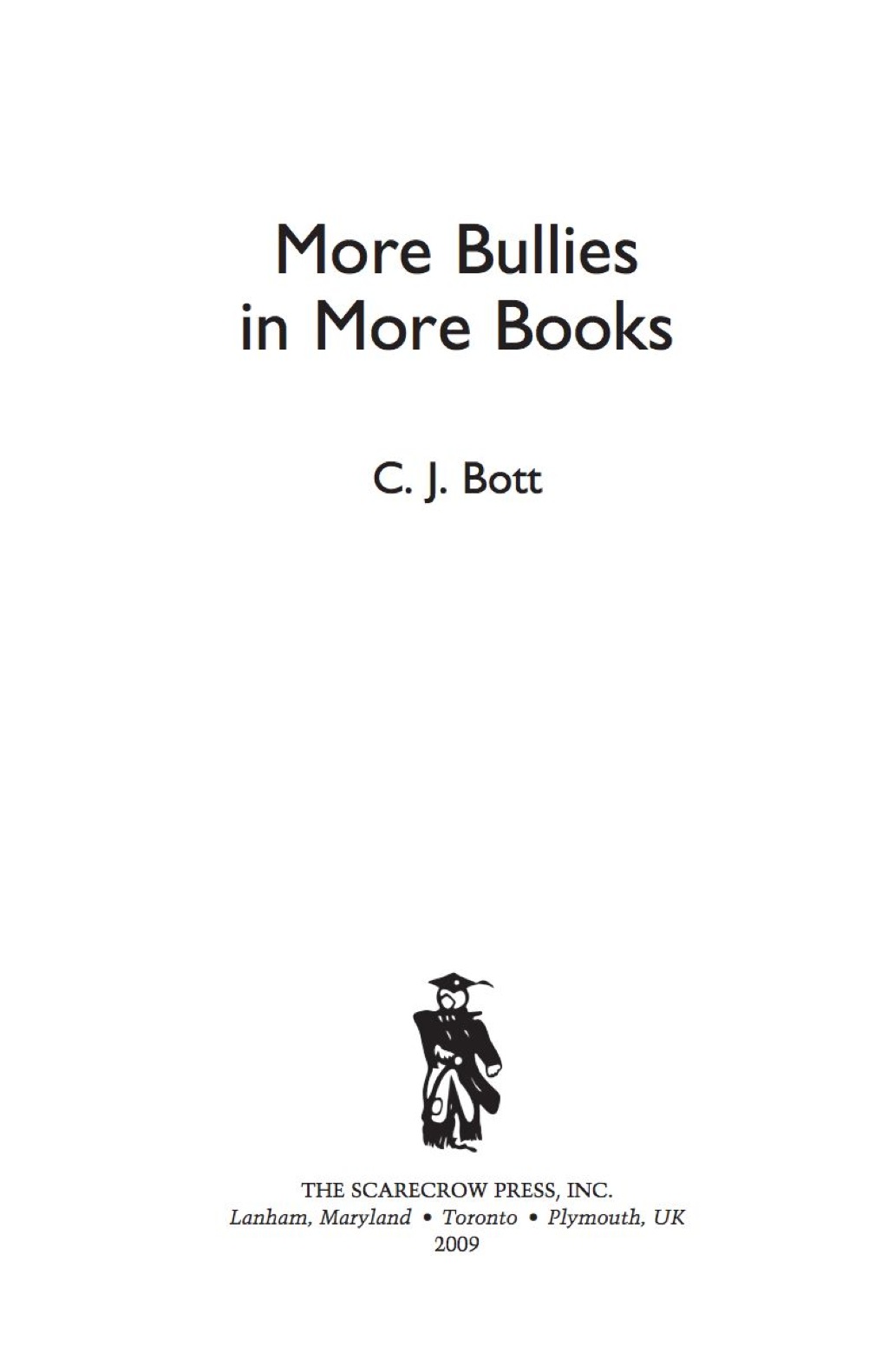 More Bullies in More Books 