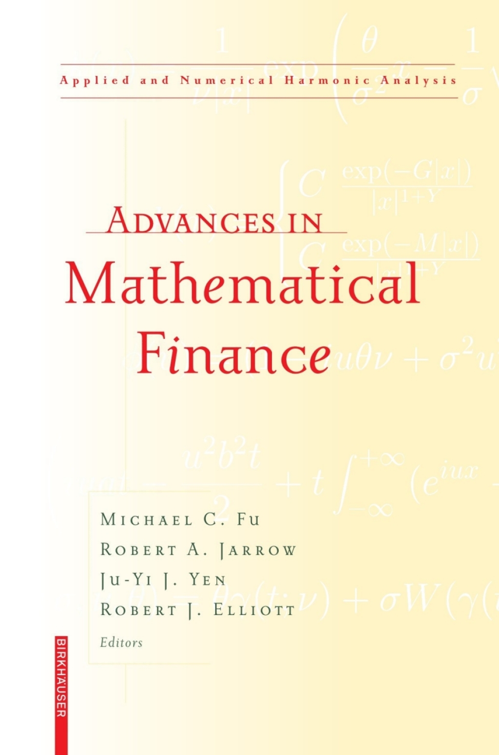 Advances in Mathematical Finance 1st Edition
