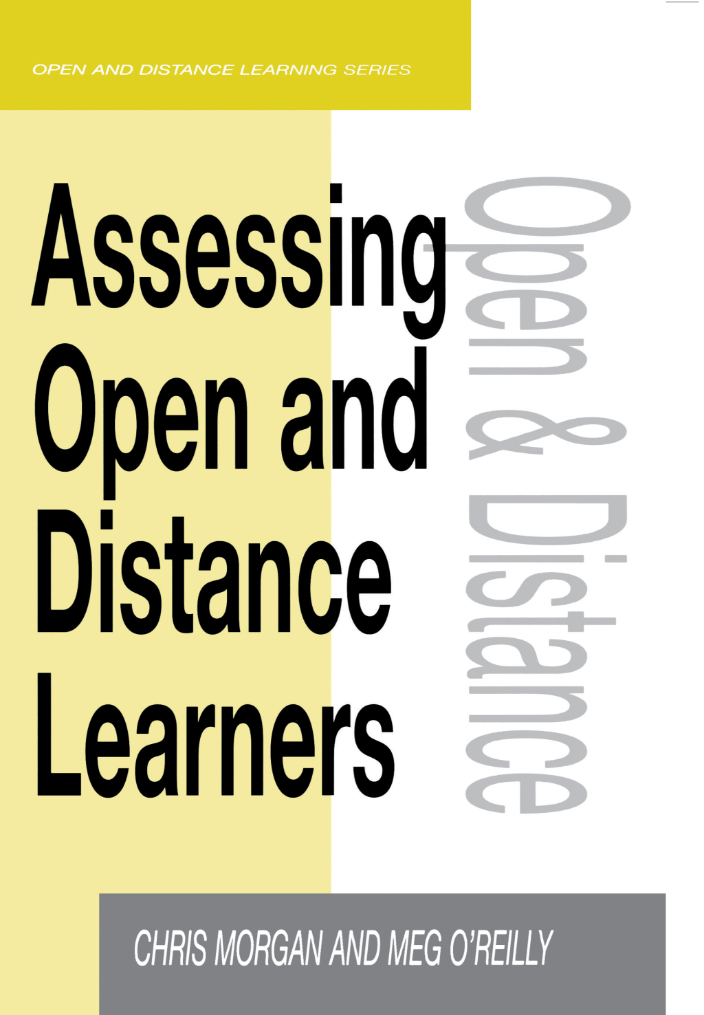 Assessing Open and Distance Learners 1st Edition