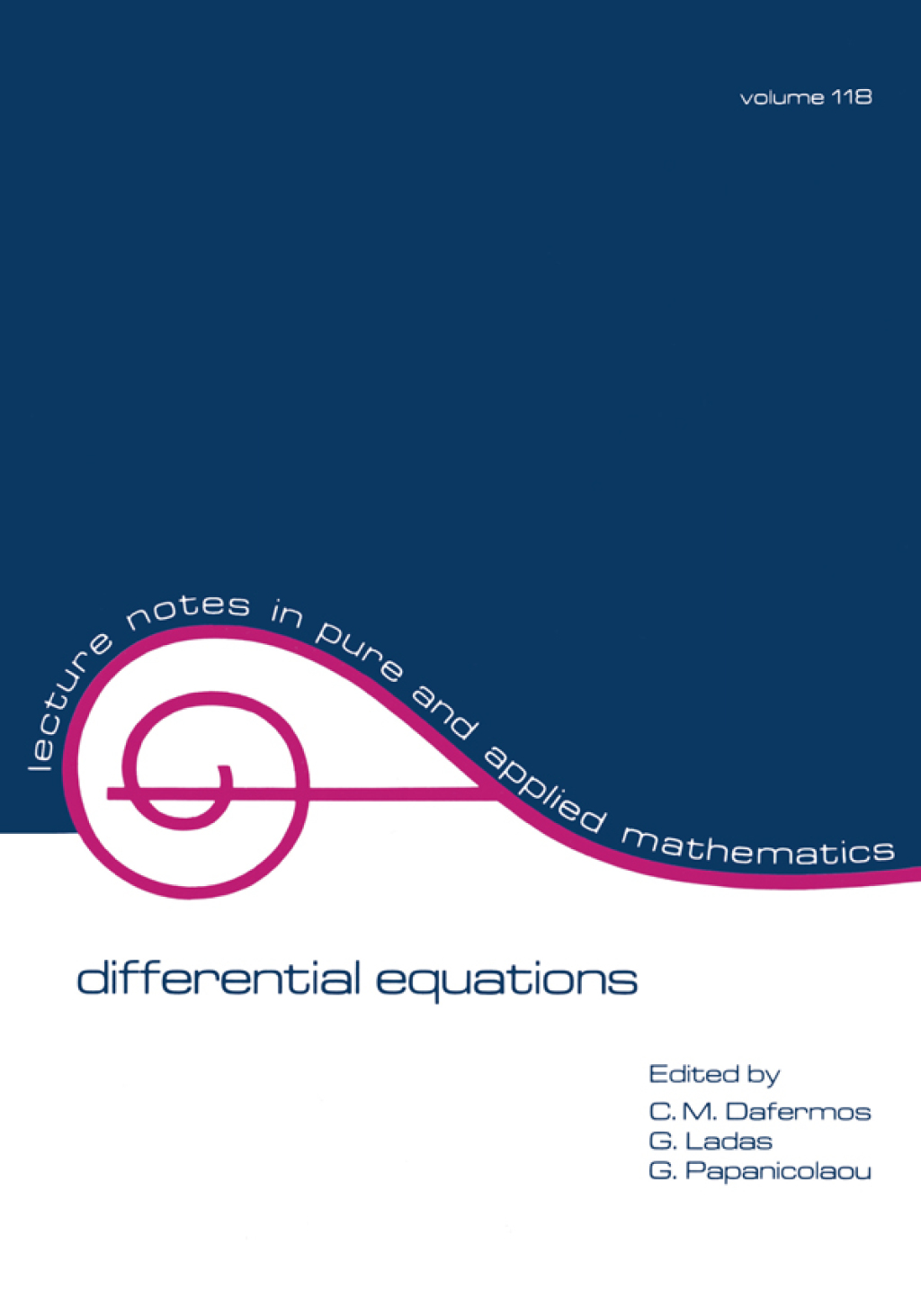 Differential Equations Proceedings of the 1987 Equadiff Conference 1st Edition