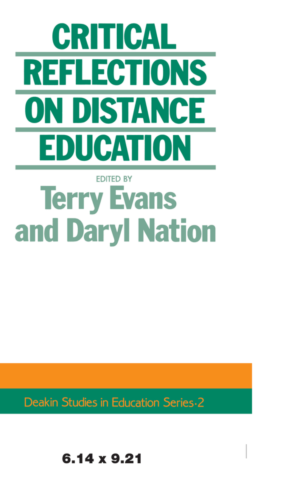 Critical Reflections On Dist. 1st Edition