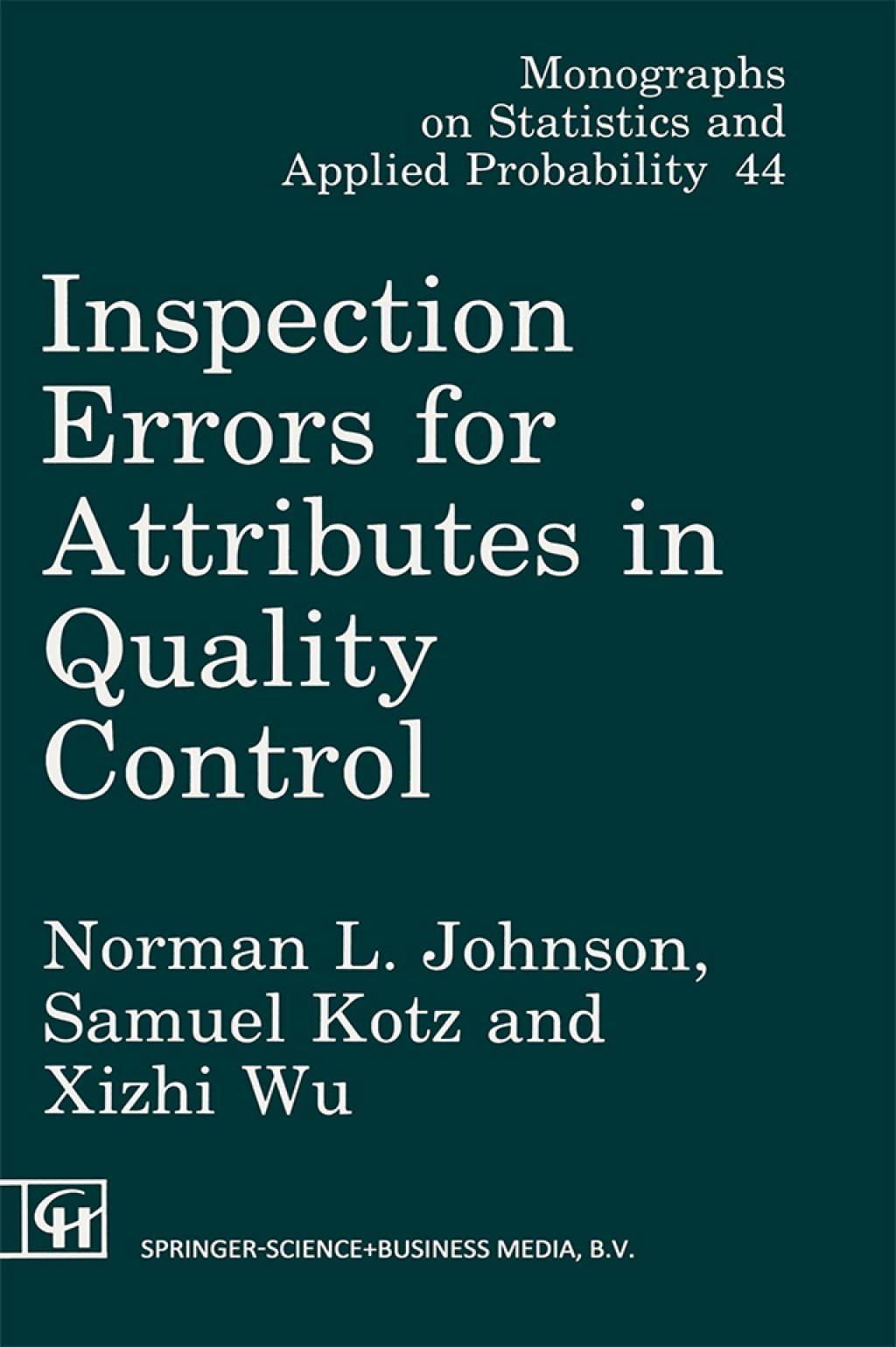 Inspection Errors for Attributes in Quality Control 1st Edition