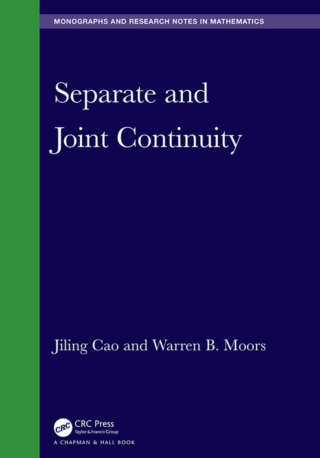 Separate and Joint Continuity 1st Edition