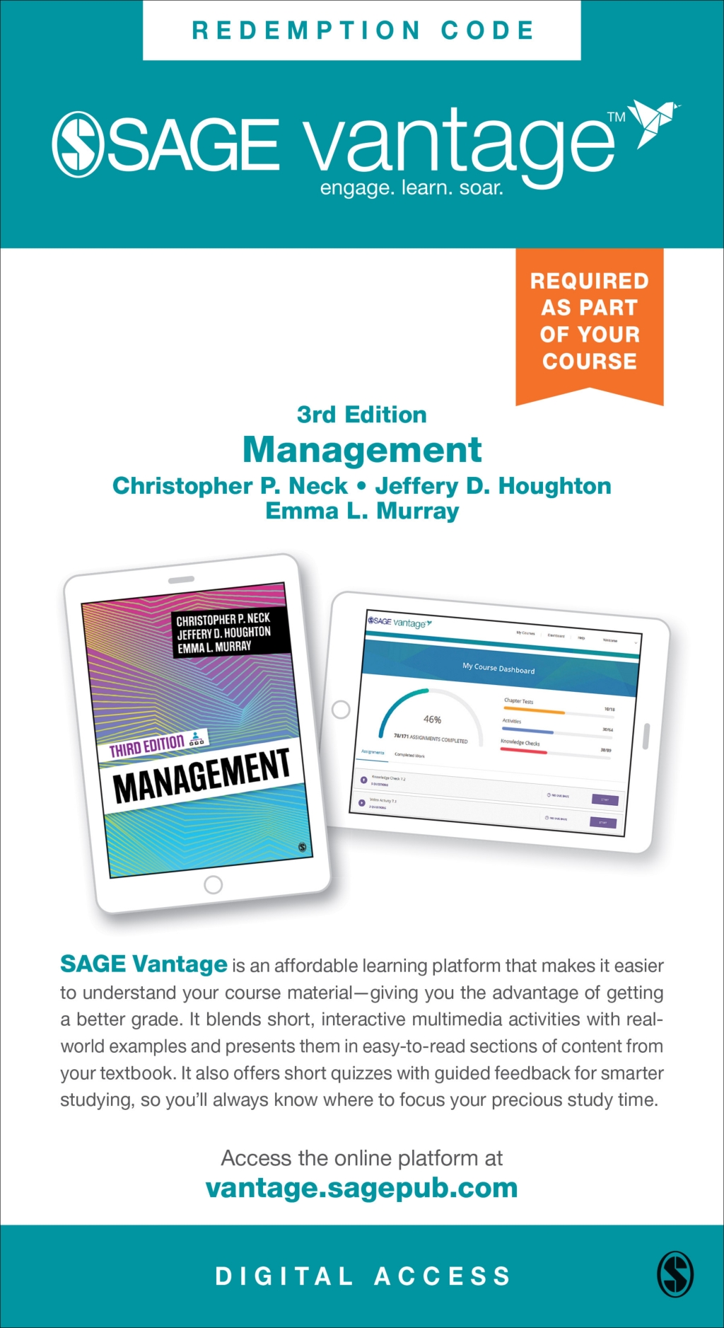 Sage Vantage: Management 3rd Edition