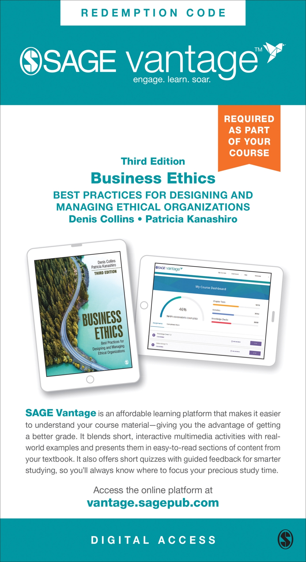 Sage Vantage: Business Ethics: Best Practices for Designing and Managing Ethical Organizations 3rd Edition