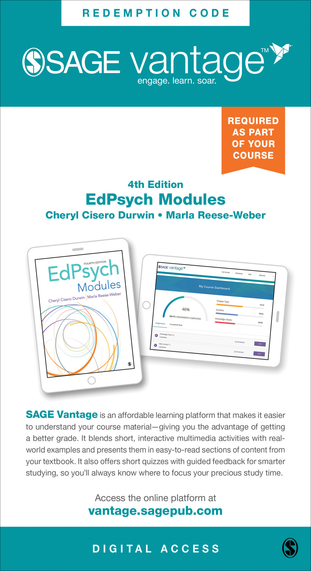 Sage Vantage: EdPsych Modules 4th Edition