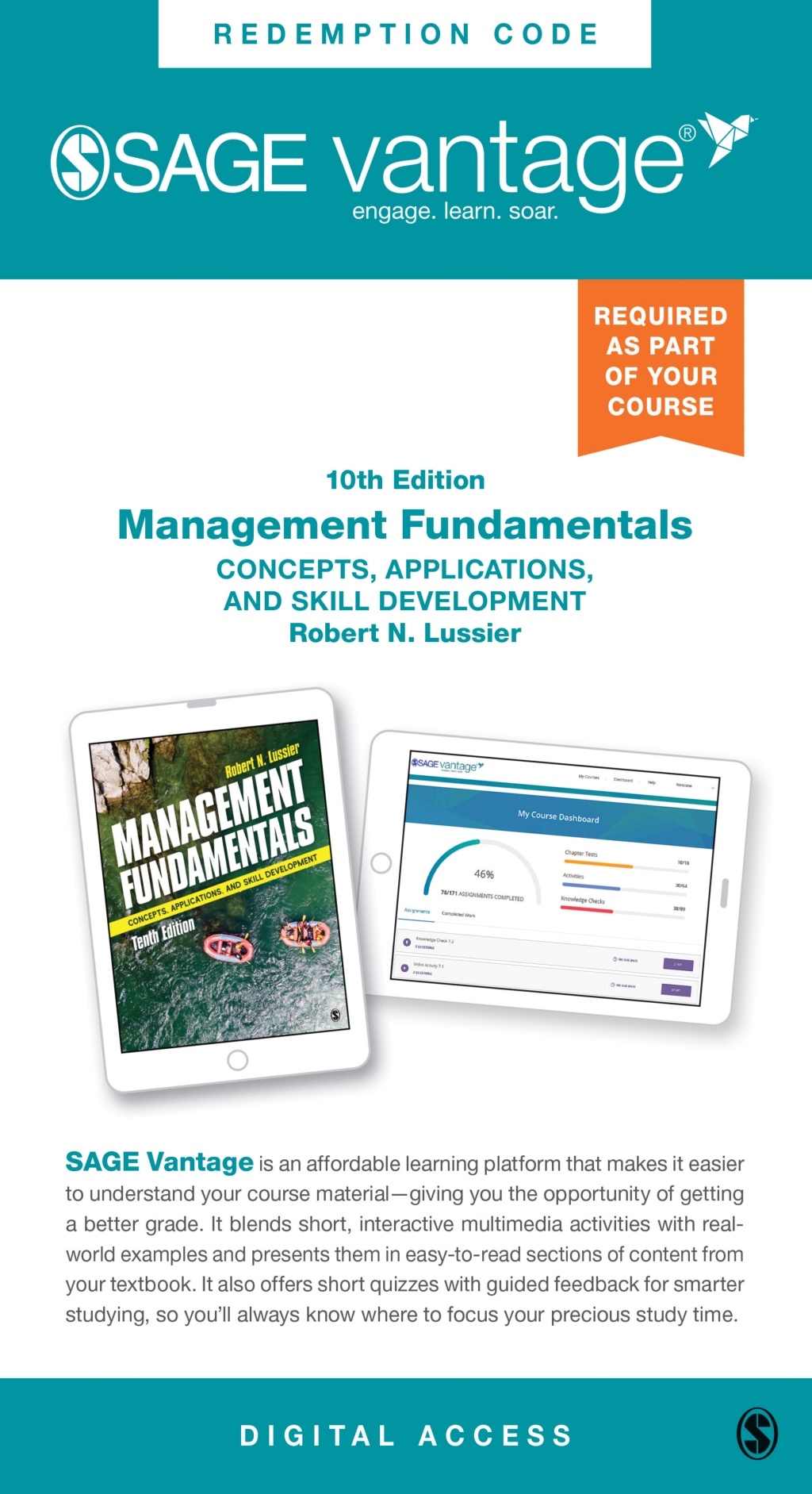 Sage Vantage: Management Fundamentals: Concepts, Applications, and Skill Development 10th Edition