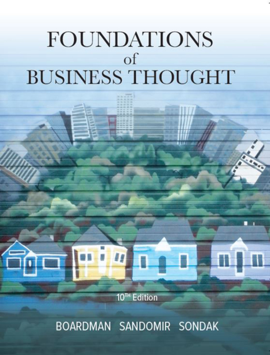 Foundations of Business Thought 10th Edition