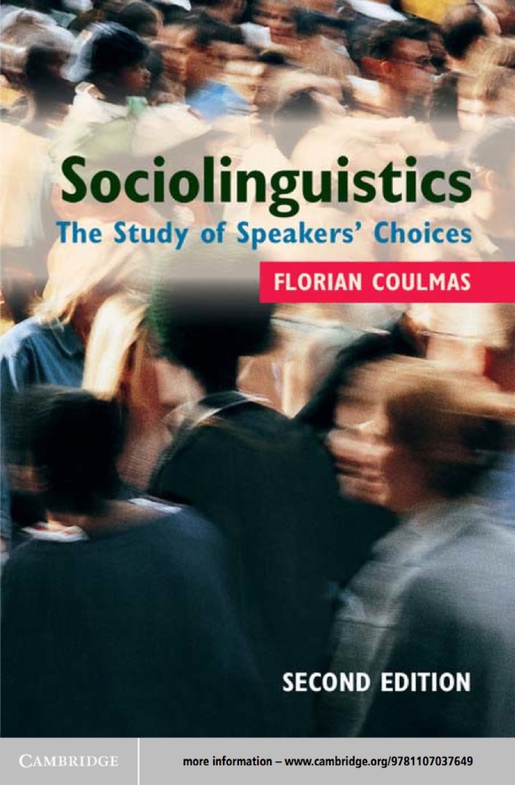 Sociolinguistics The Study of Speakers' Choices 2nd Edition