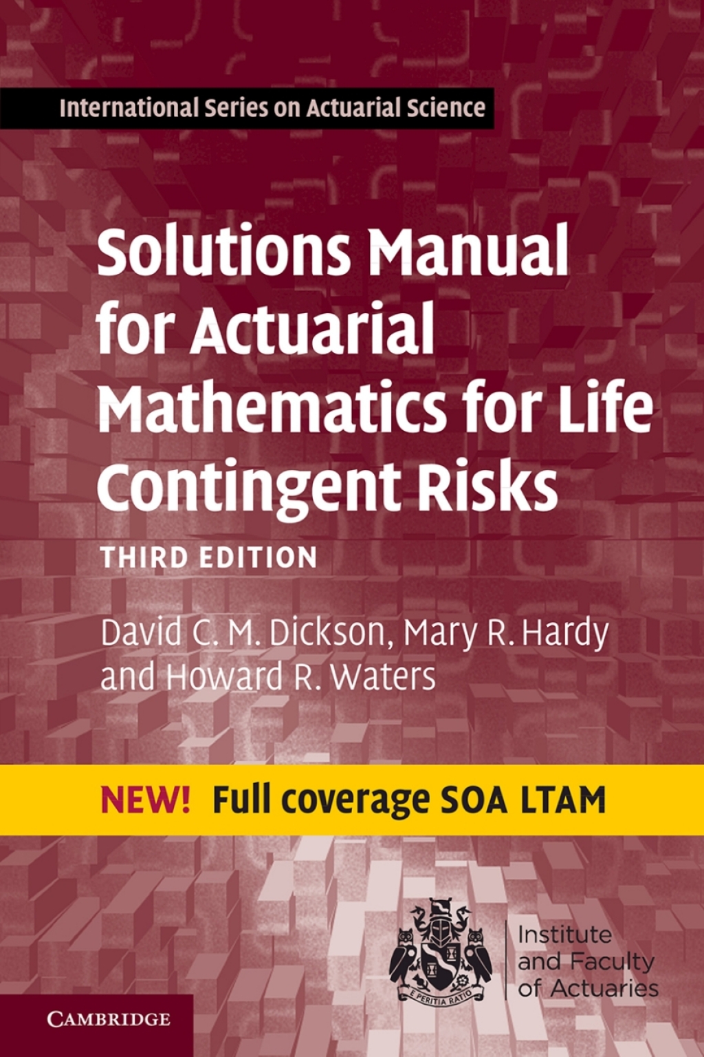 Solutions Manual for Actuarial Mathematics for Life Contingent Risks 3rd Edition