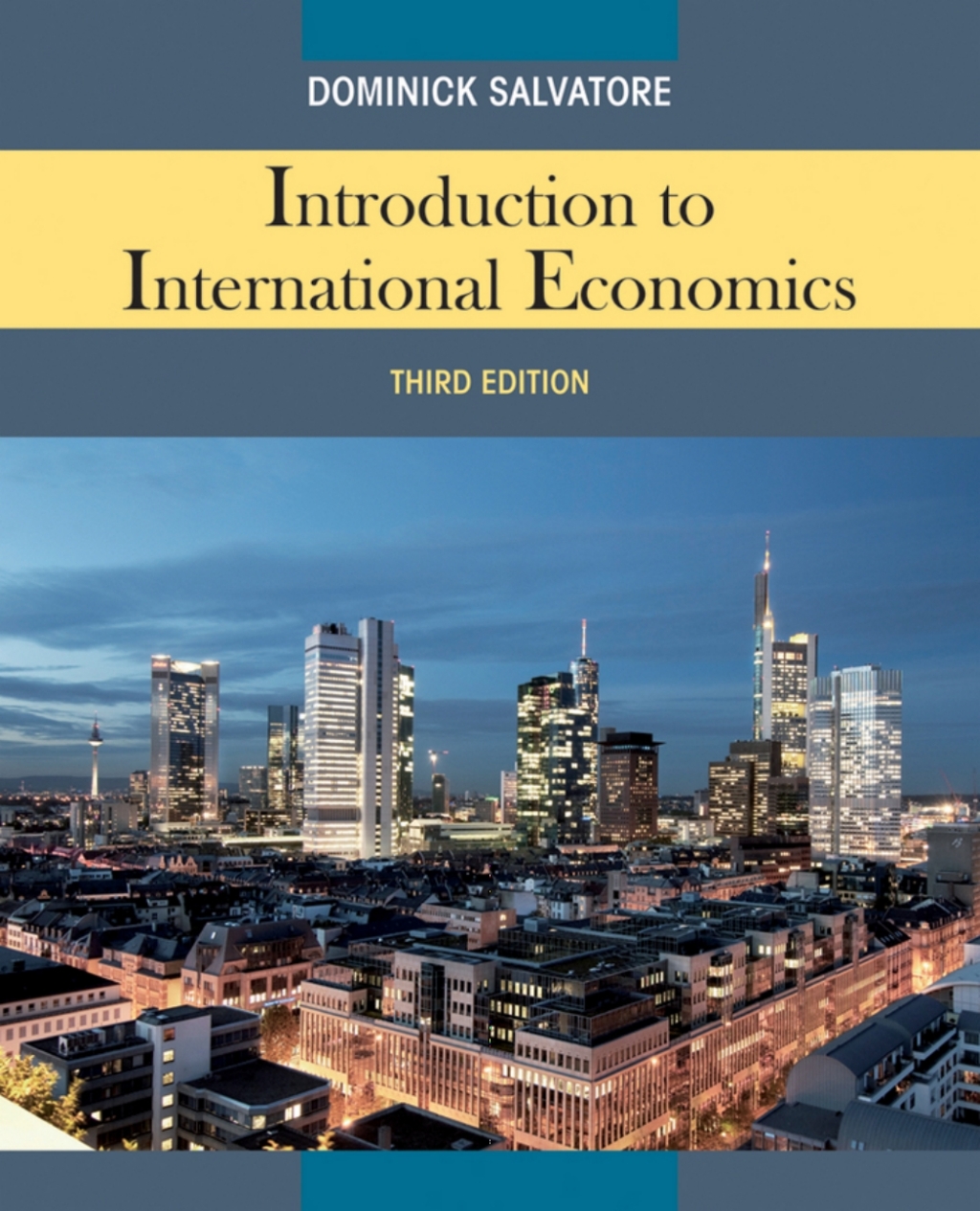 Introduction to International Economics 3rd Edition