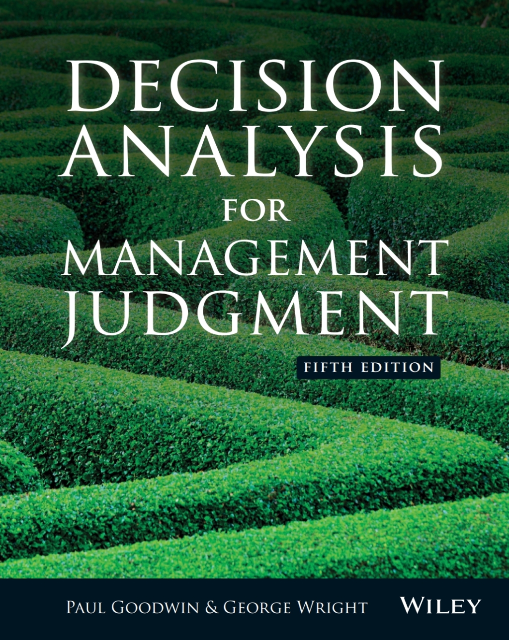 Decision Analysis for Management Judgment 5th Edition