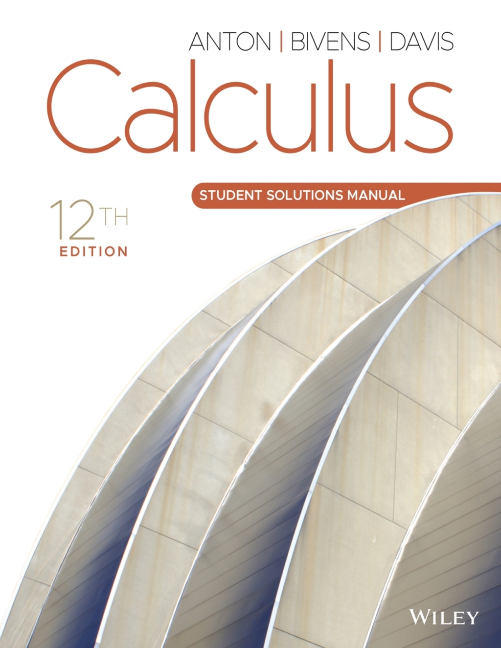 Calculus, Student Solutions Manual 12th Edition