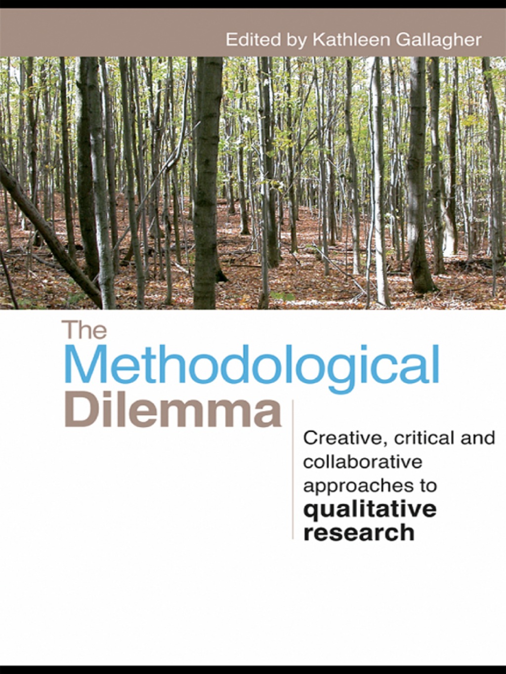 The Methodological Dilemma Creative, critical and collaborative approaches to qualitative research 1st Edition