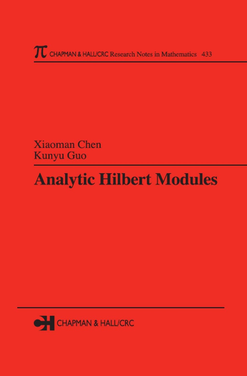 Analytic Hilbert Modules 1st Edition
