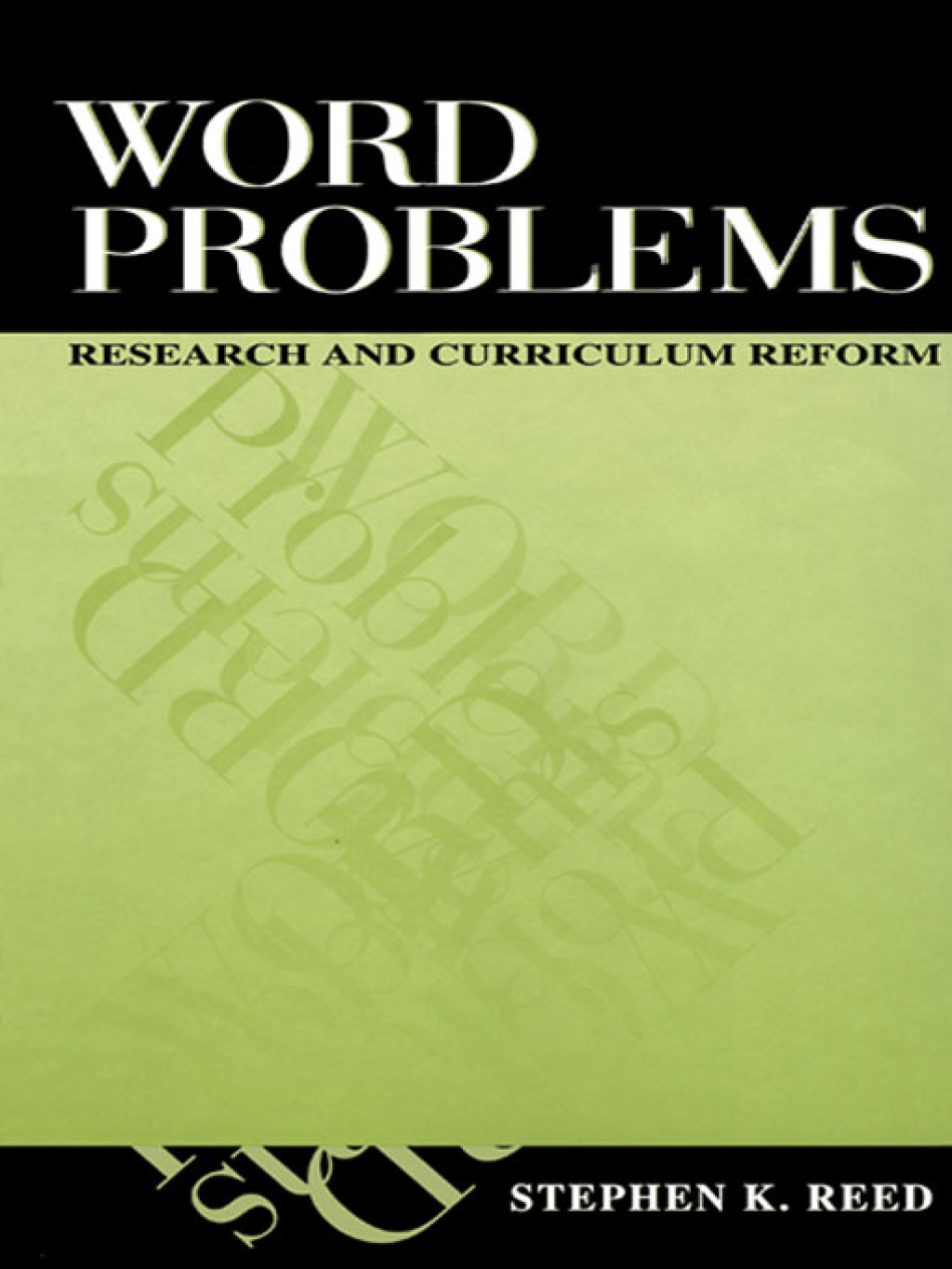 Word Problems Research and Curriculum Reform 1st Edition
