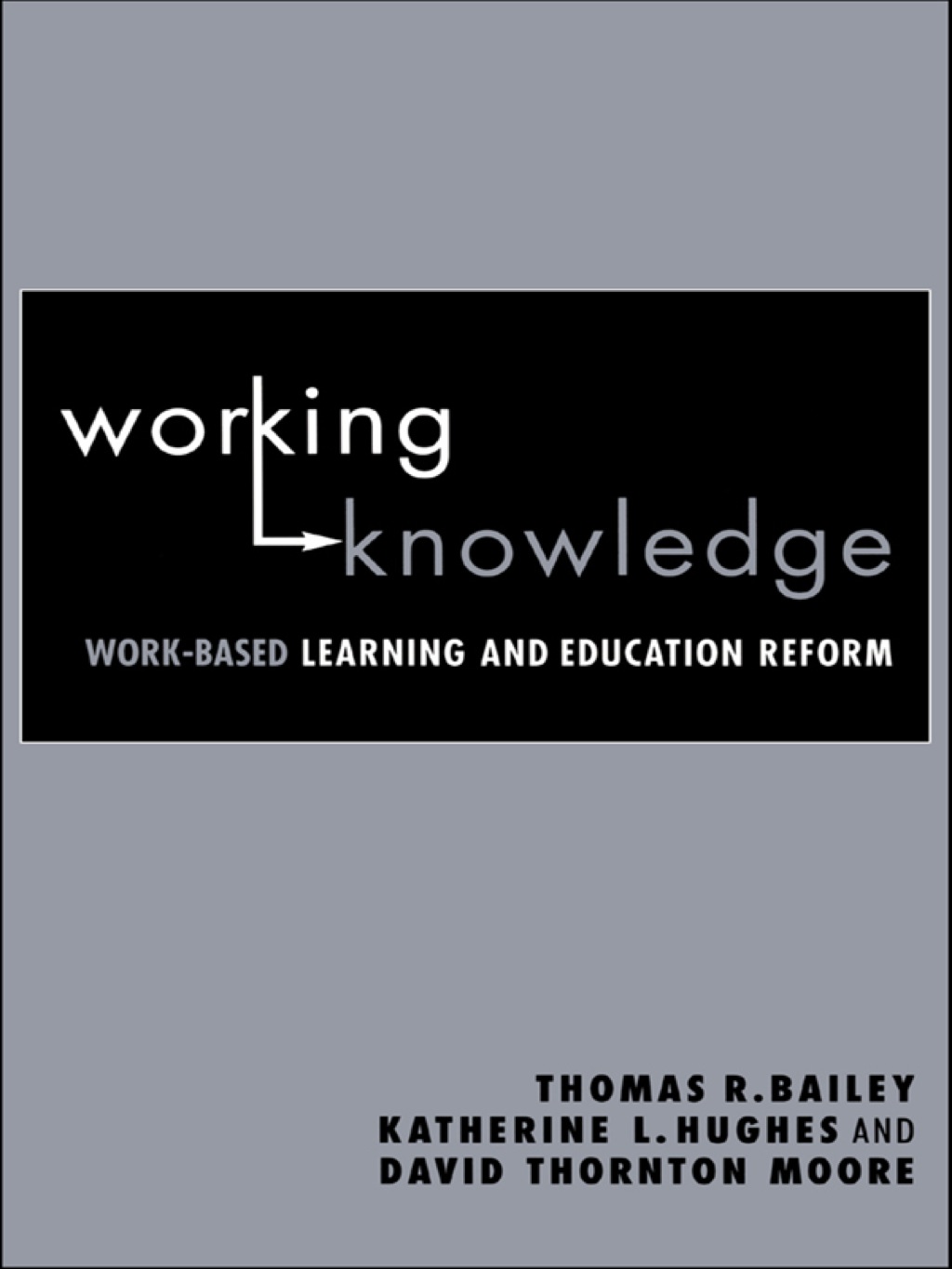 Working Knowledge Work-Based Learning and Education Reform 1st Edition