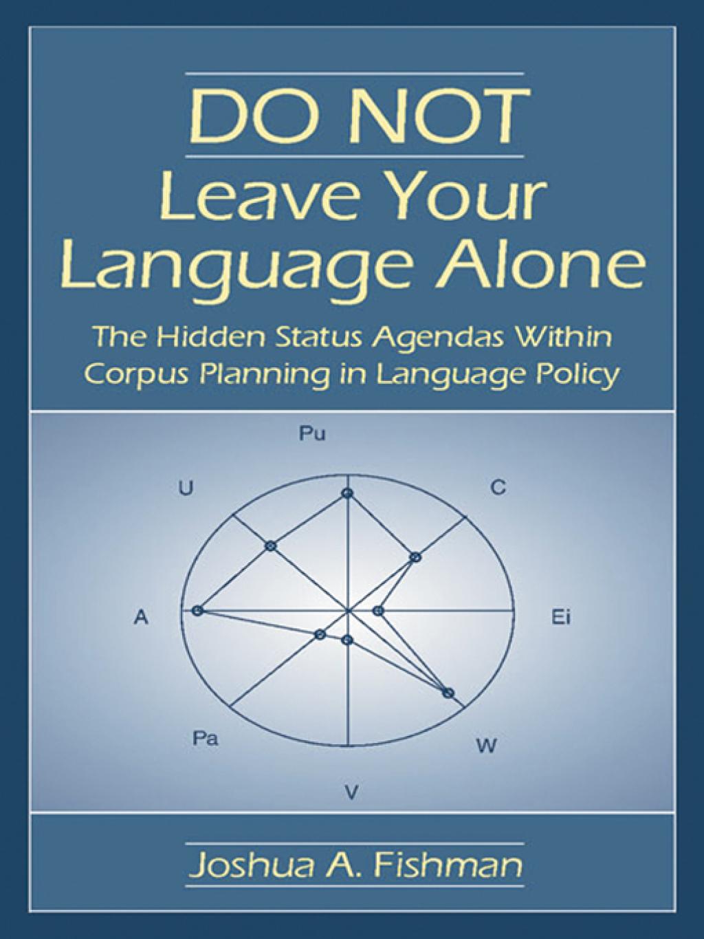 DO NOT Leave Your Language Alone The Hidden Status Agendas Within Corpus Planning in Language Policy 1st Edition