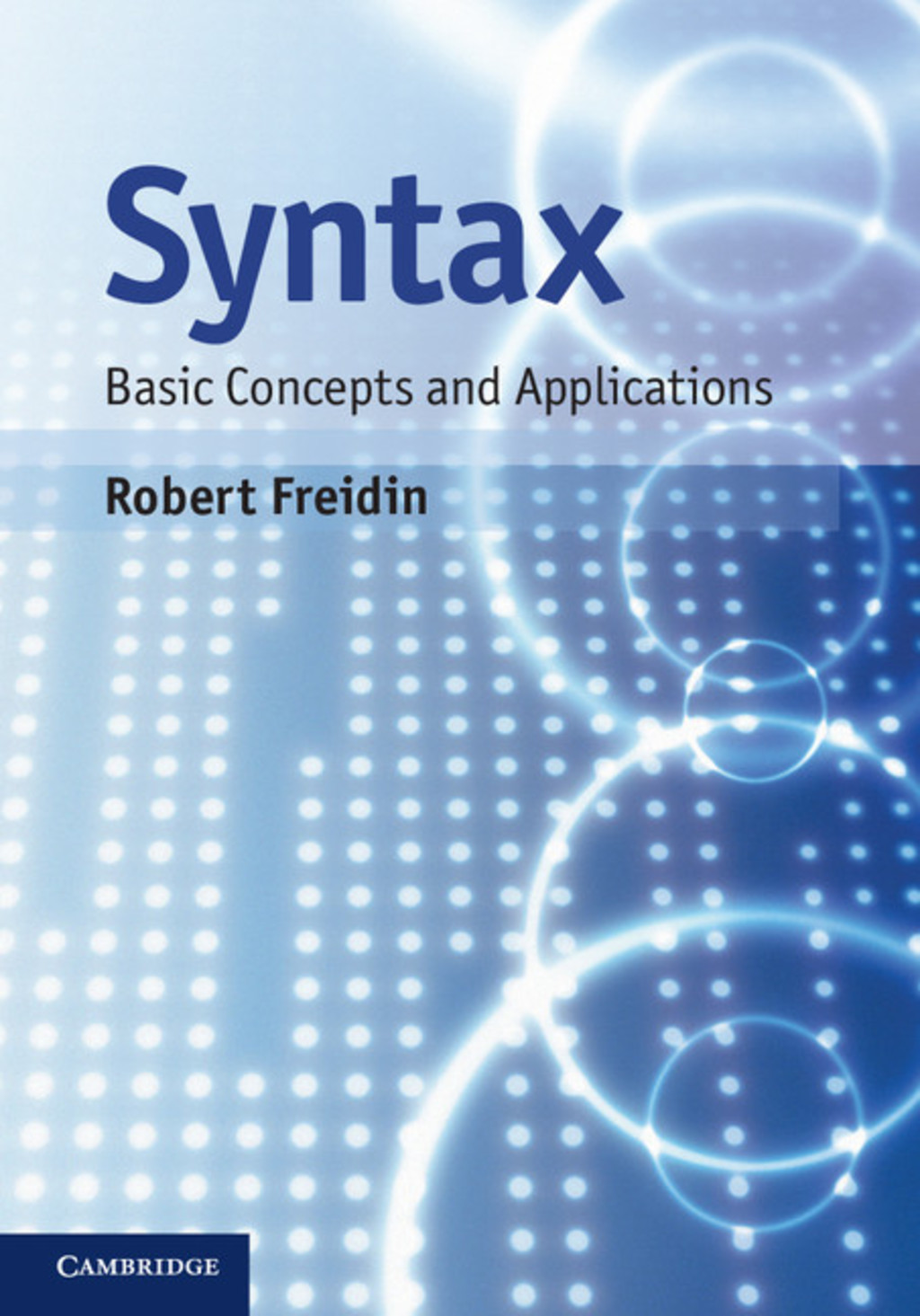 Syntax Basic Concepts and Applications 