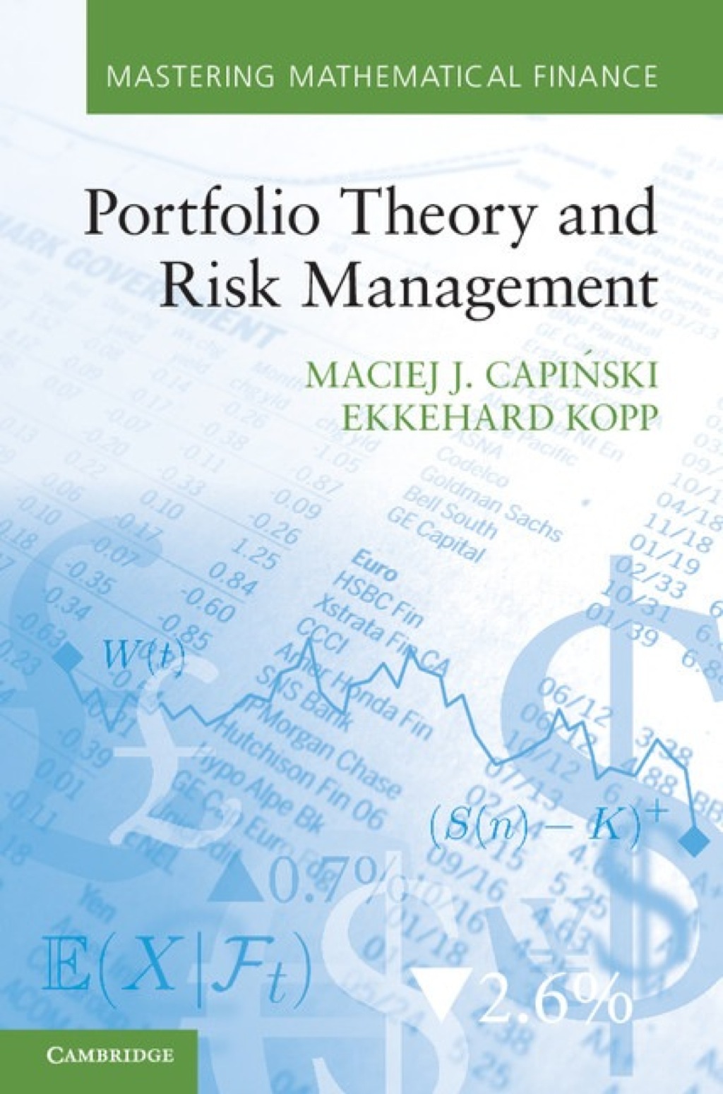 Portfolio Theory and Risk Management 1st Edition