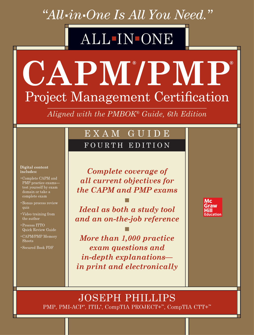 CAPM/PMP Project Management Certification All-In-One Exam Guide 4th Edition
