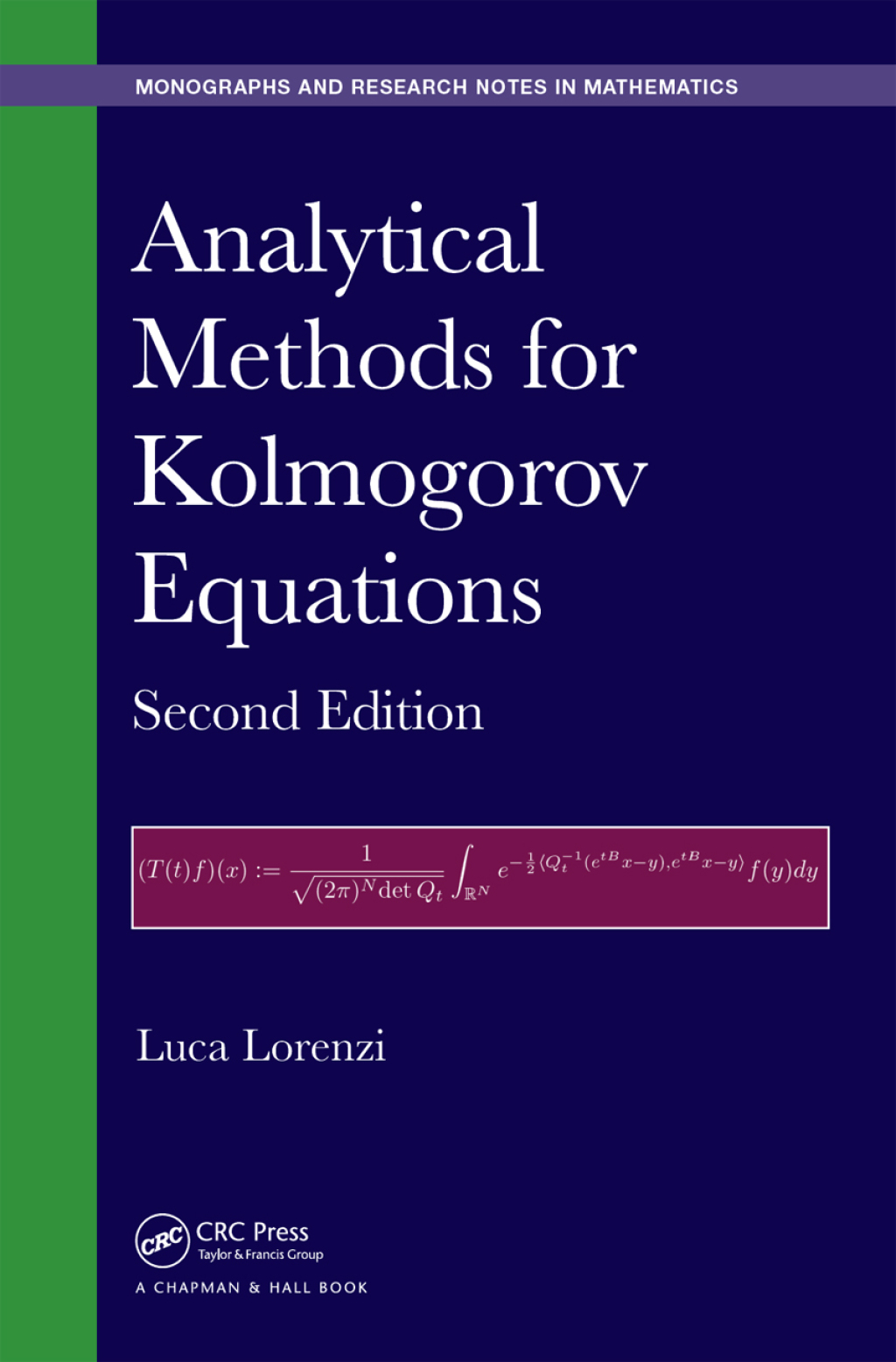Analytical Methods for Kolmogorov Equations 2nd Edition