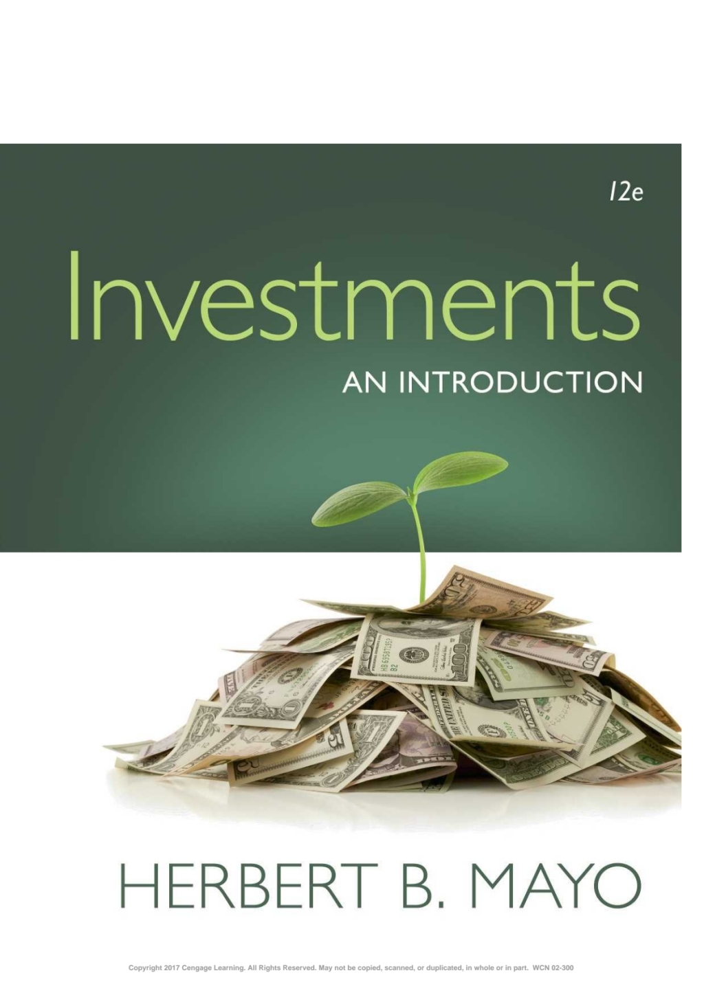 Investments: An Introduction 12th Edition