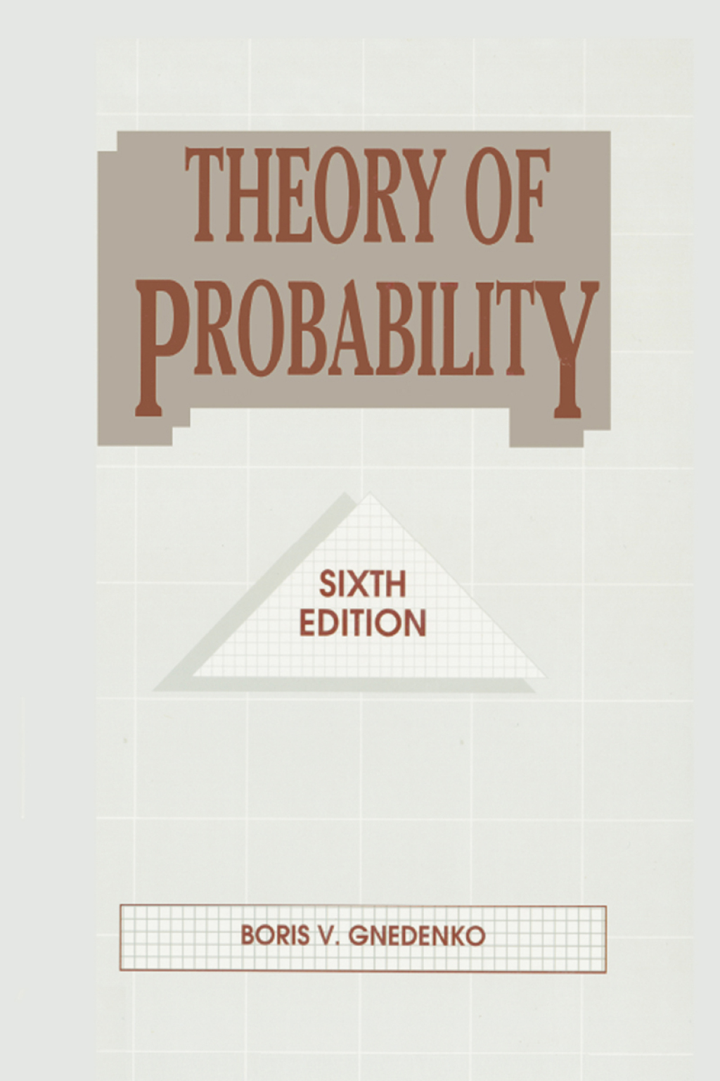 Theory of Probability 6th Edition