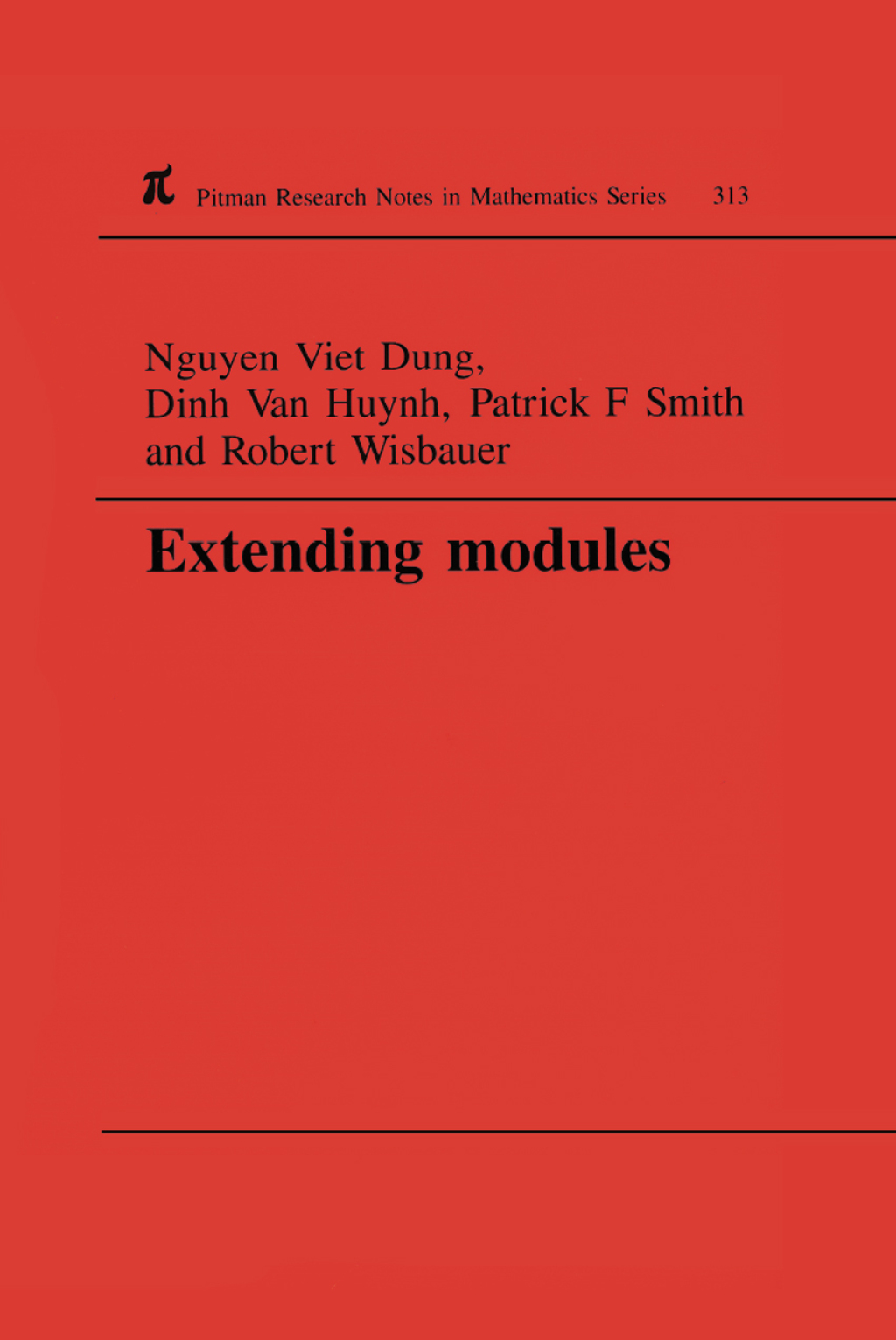 Extending Modules 1st Edition