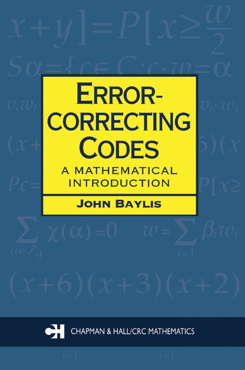 Error Correcting Codes A Mathematical Introduction 1st Edition