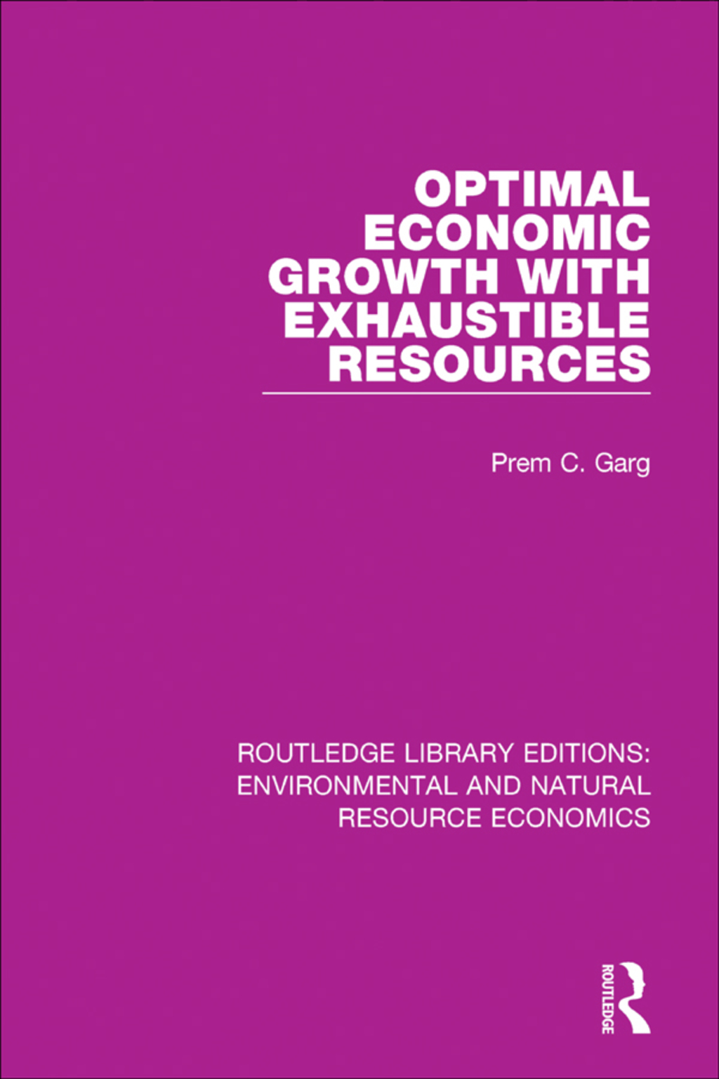 Optimal Economic Growth with Exhaustible Resources 1st Edition