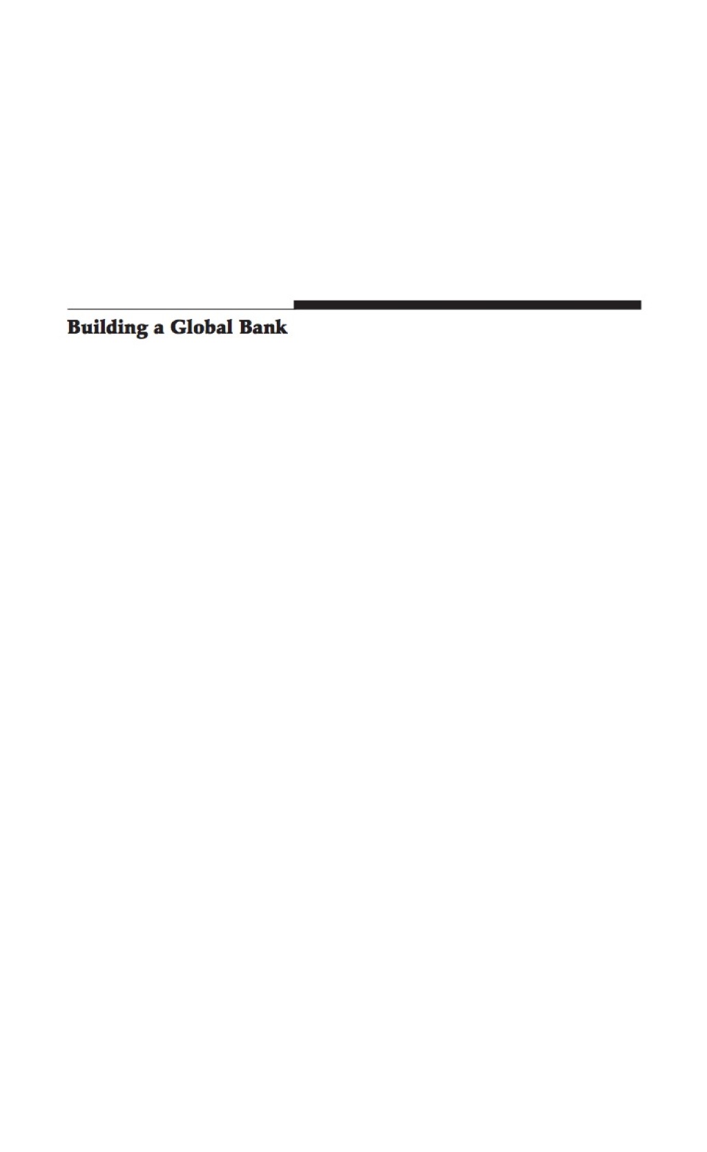 Building a Global Bank The Transformation of Banco Santander 