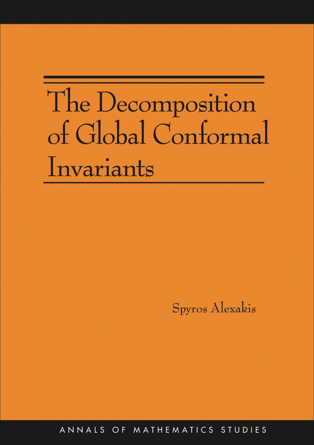 The Decomposition of Global Conformal Invariants 