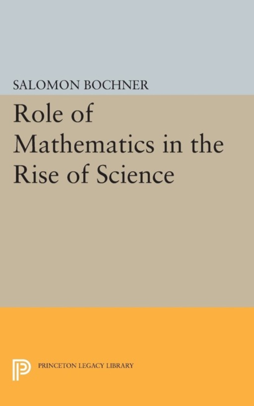 Role of Mathematics in the Rise of Science 