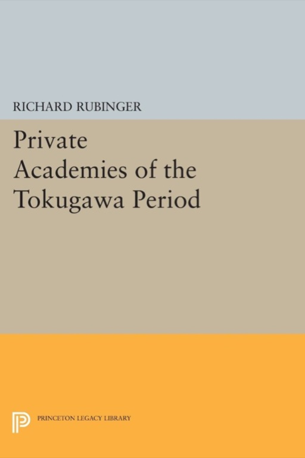 Private Academies of the Tokugawa Period 