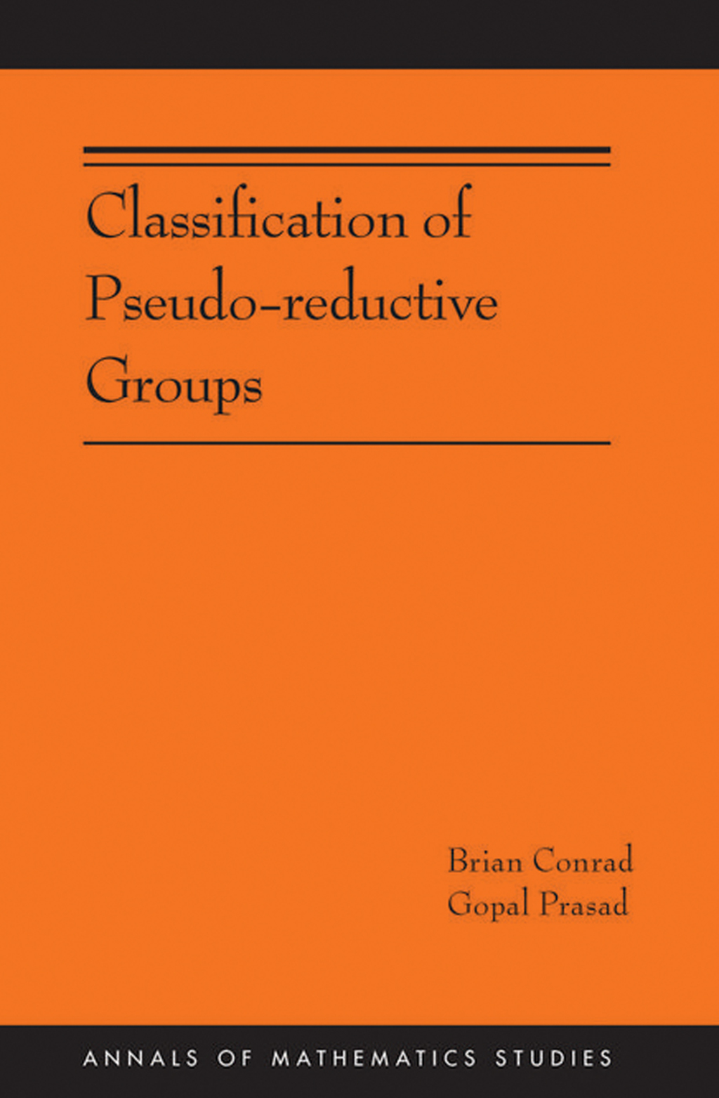 Classification of Pseudo-reductive Groups 