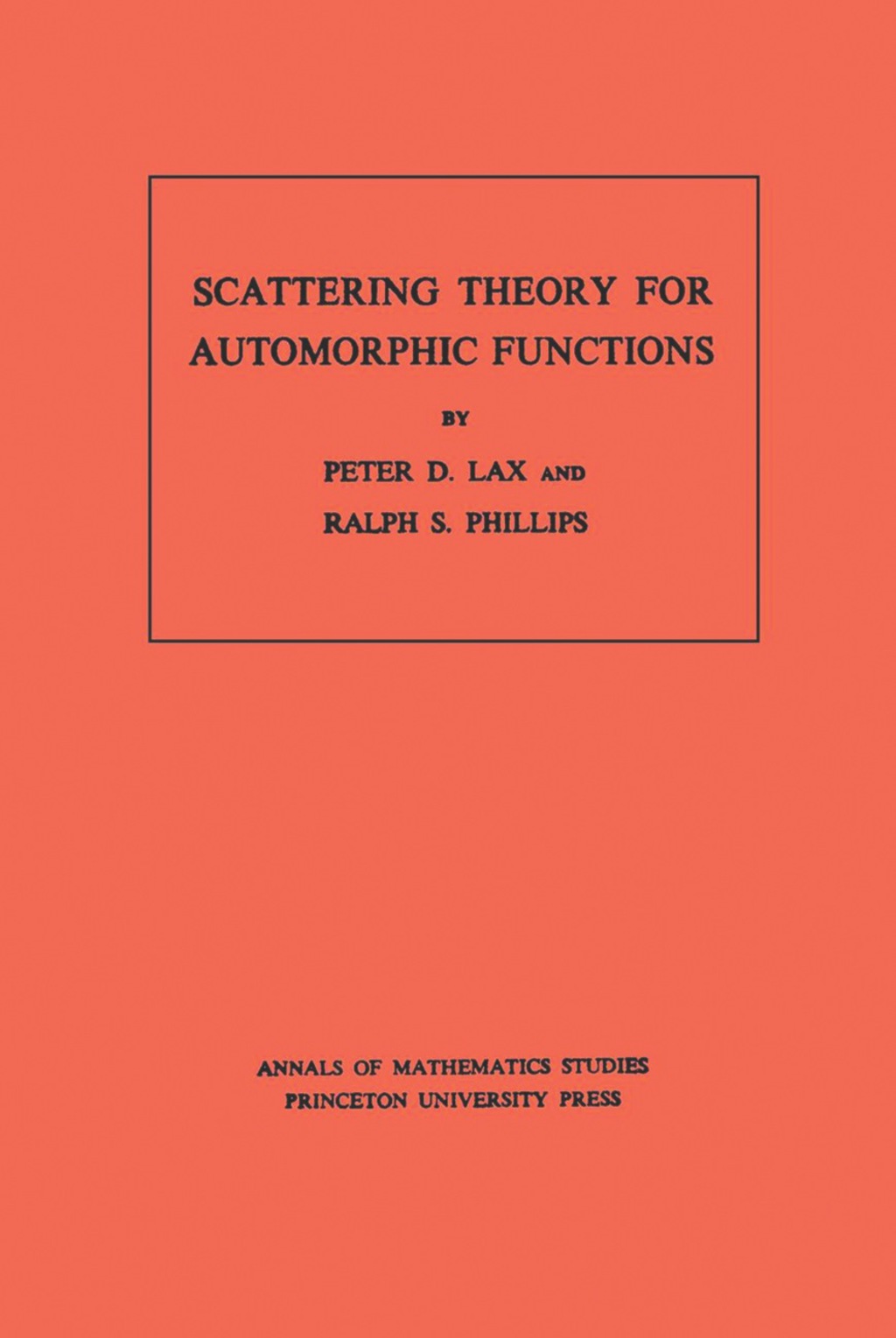 Scattering Theory for Automorphic Functions 