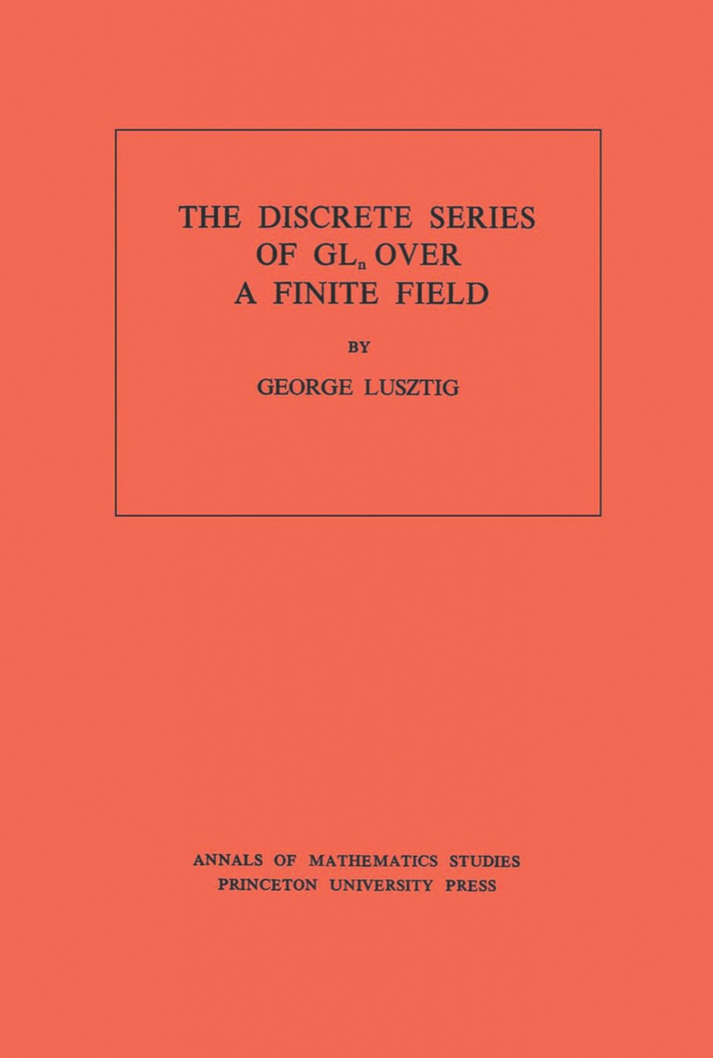 Discrete Series of GLn Over a Finite Field 