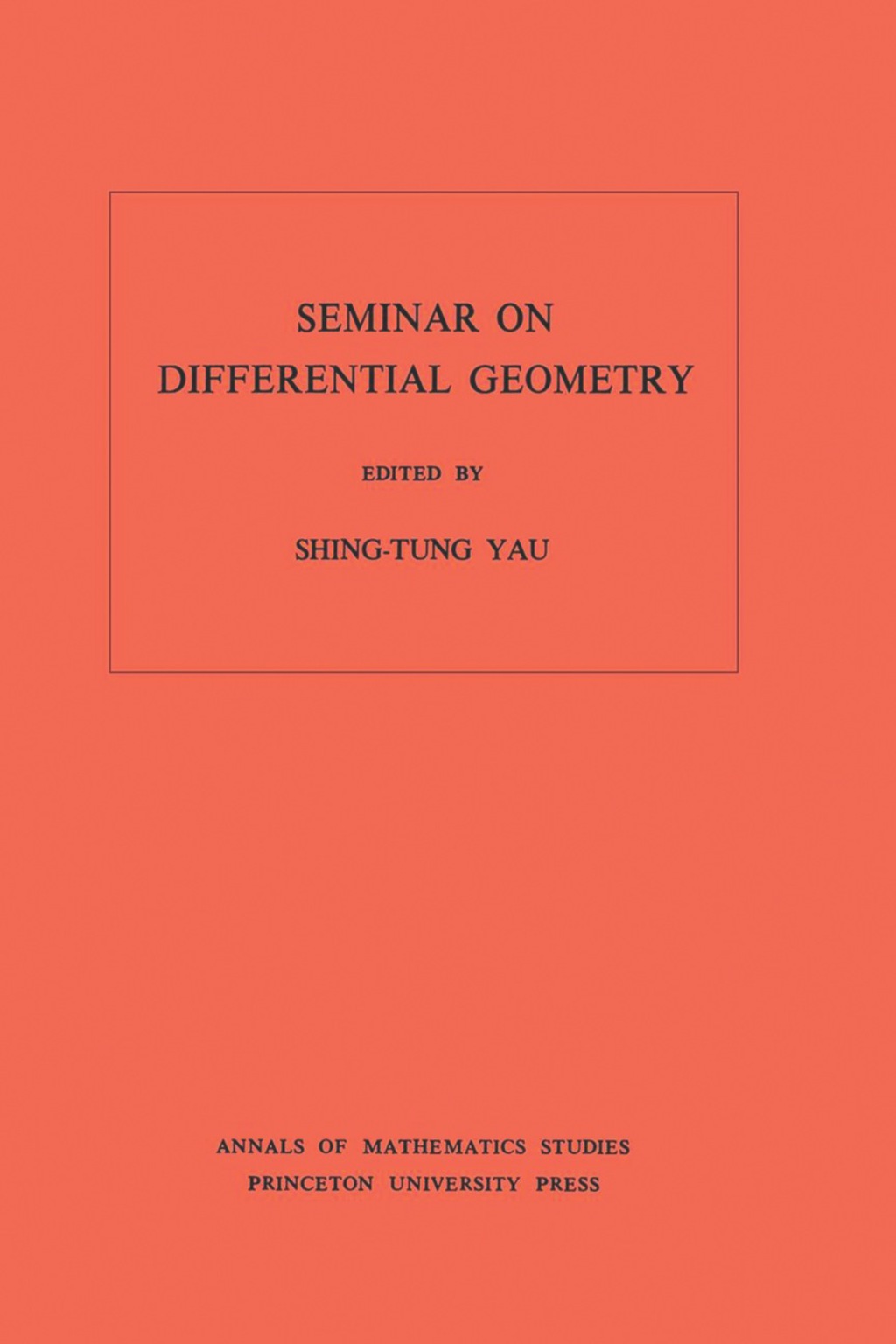 Seminar on Differential Geometry 