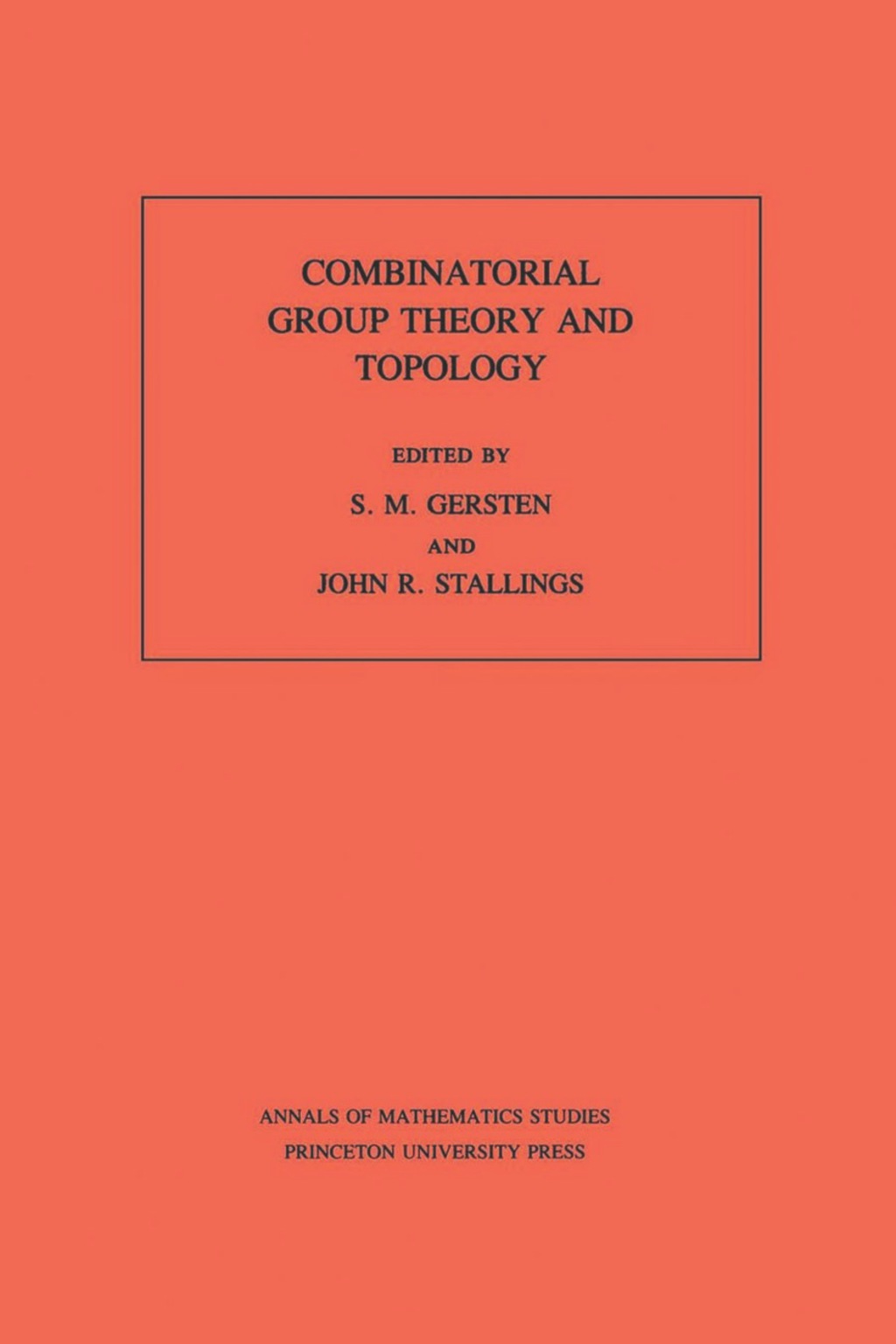 Combinatorial Group Theory and Topology 