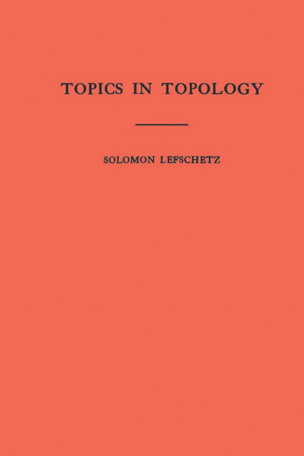 Topics in Topology 