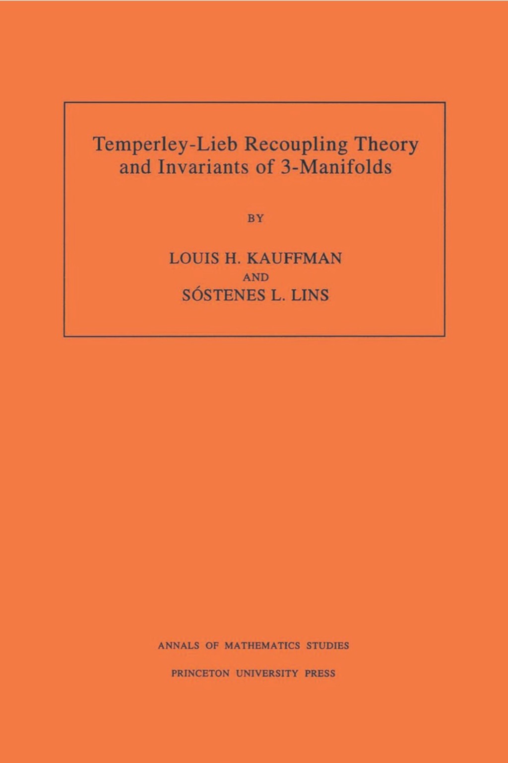 Temperley-Lieb Recoupling Theory and Invariants of 3-Manifolds 