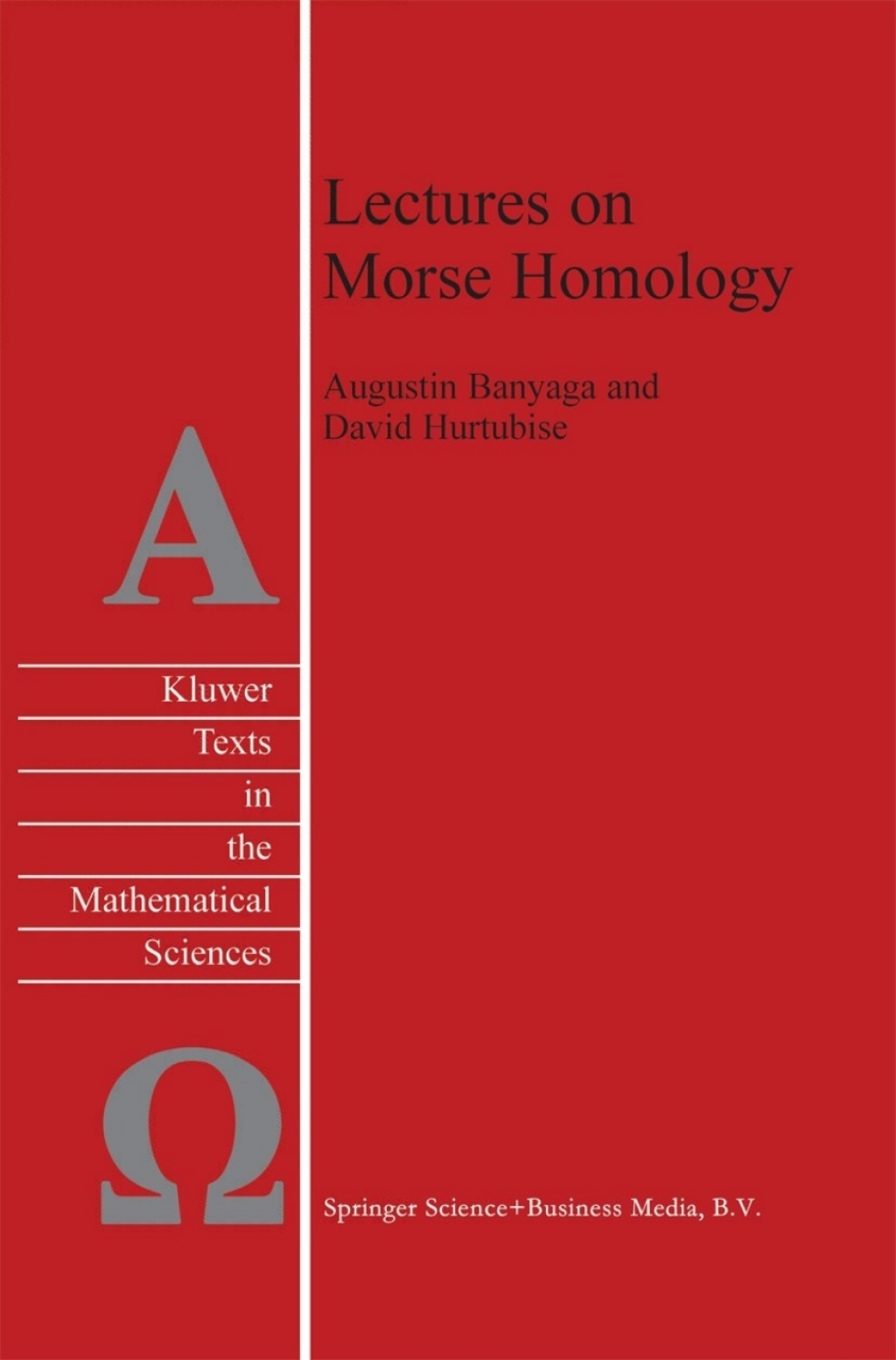 Lectures on Morse Homology 