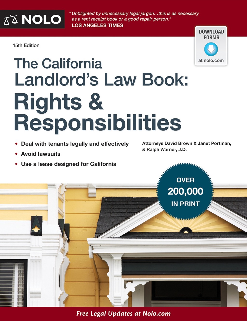 California Landlord's Law Book, The: Rights 15th Edition
