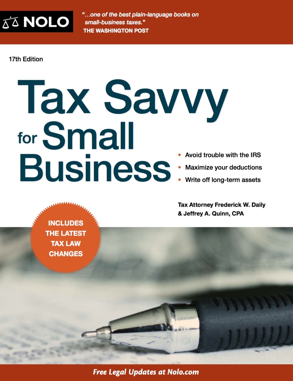 Tax Savvy for Small Business 17th Edition