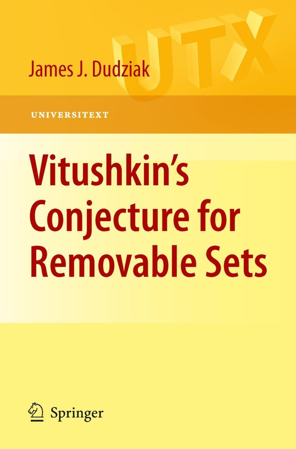 VitushkinÃ¢â‚¬Å¡Ãƒâ€žÃƒÂ¶Ã¢Ë†Å¡Ãƒâ€˜Ã¢Ë†Å¡Ã‚Â¥s Conjecture for Removable Sets 