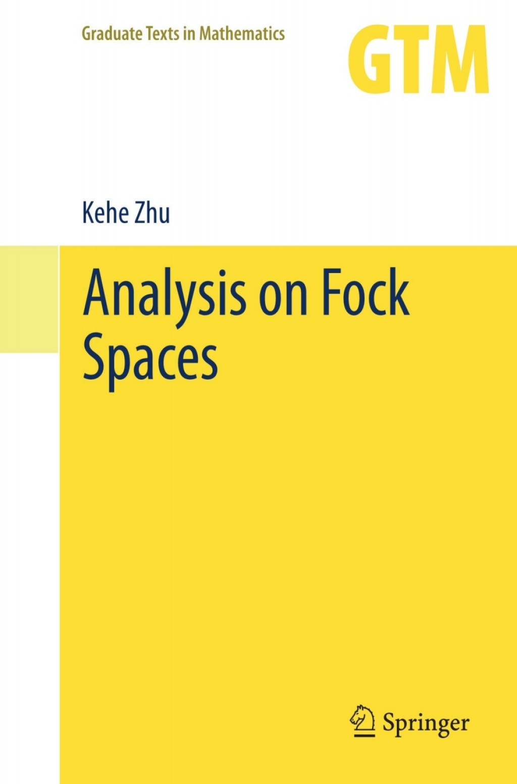 Analysis on Fock Spaces 