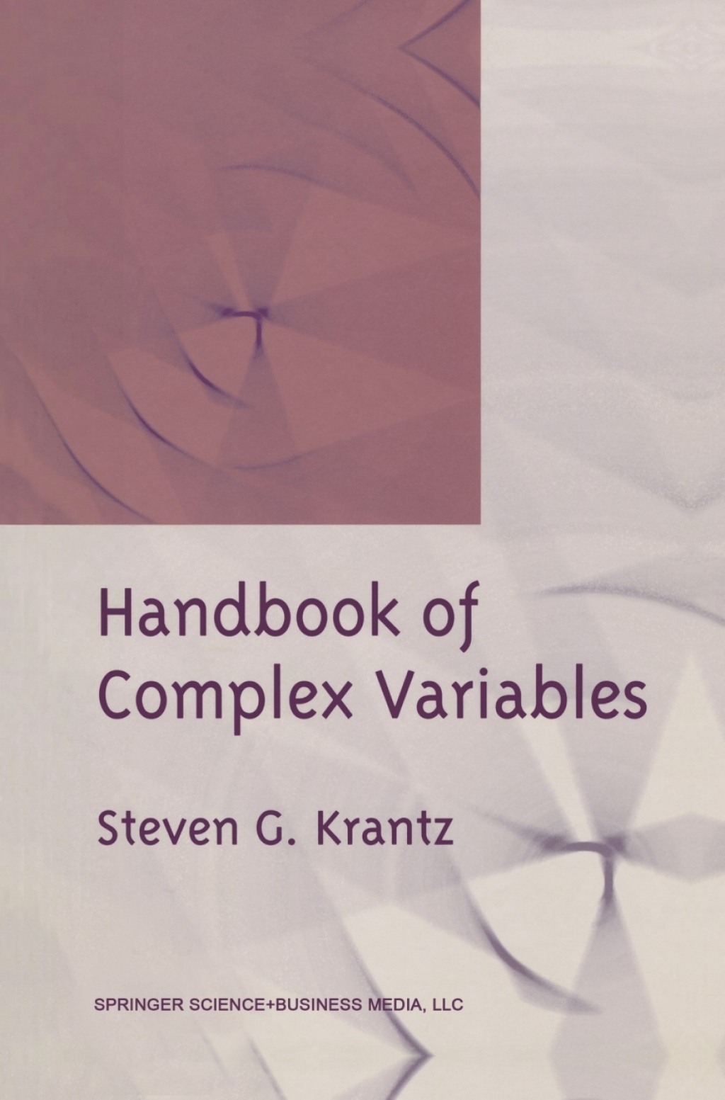 Handbook of Complex Variables 